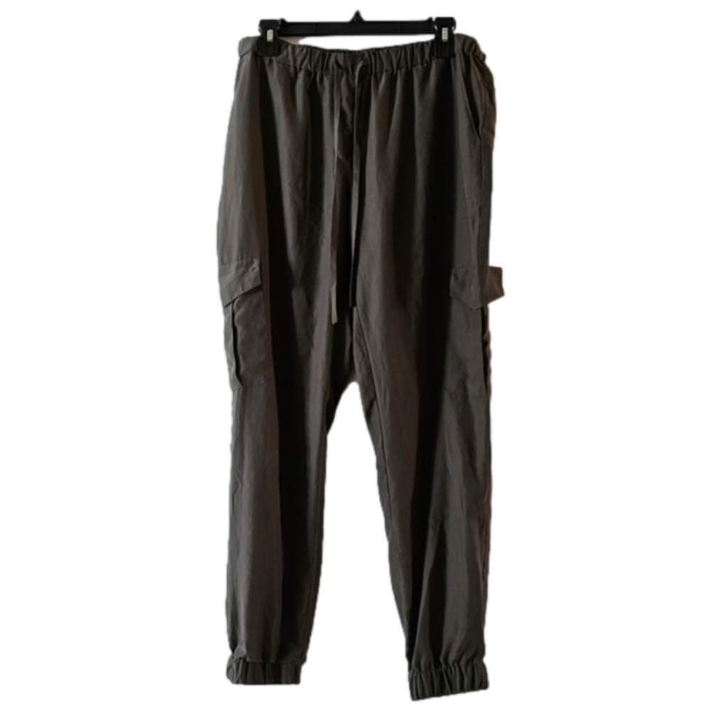 HALOGEN Women's Olive Green Cargo Pants